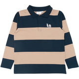 The New Navy Blazer Striped Rhett L_S Pique Polo
