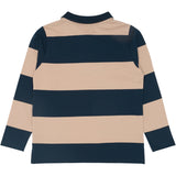 The New Navy Blazer Striped Rhett L_S Pique Polo