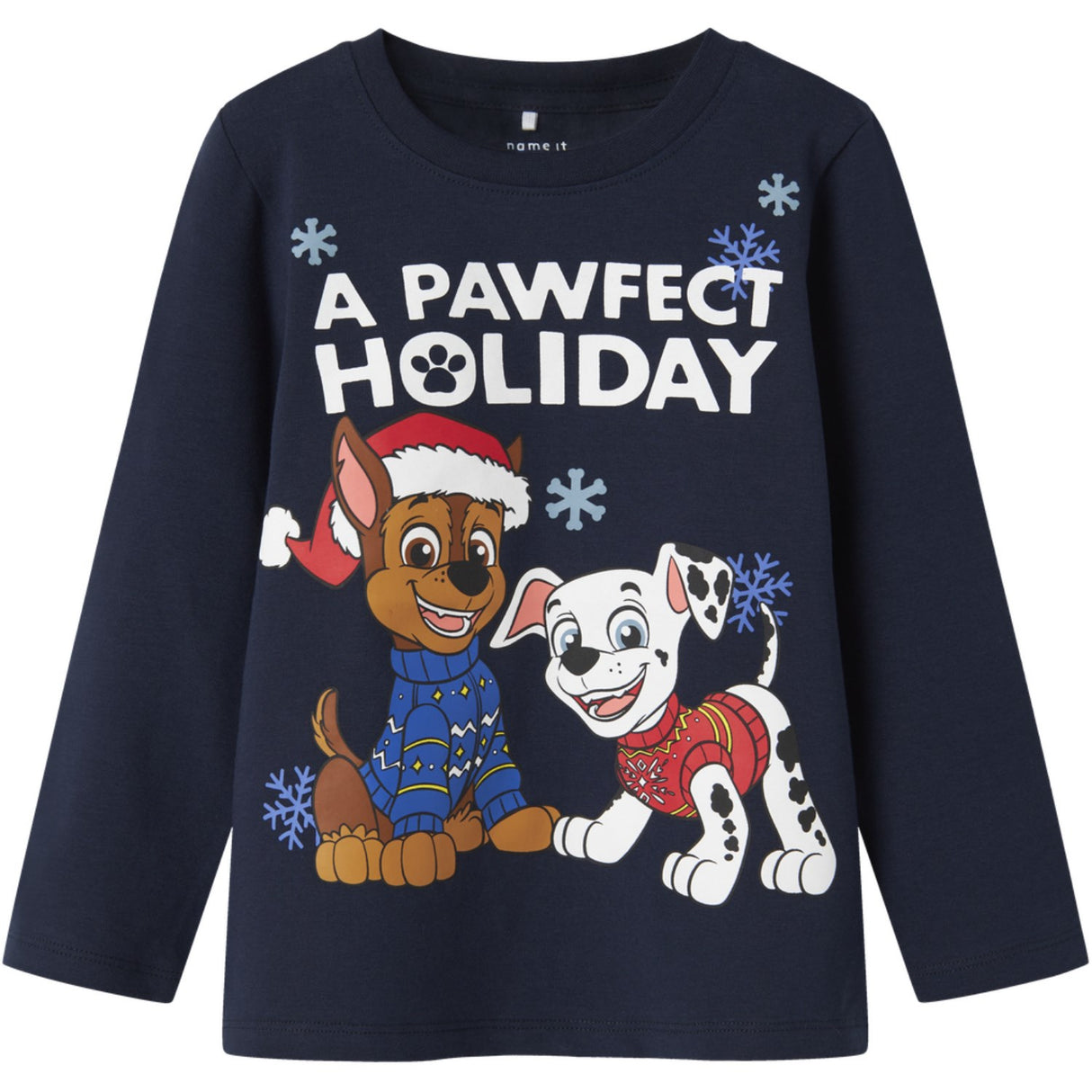 Name It Navy Blazer Nmmstellan Paw Ls Top Cplg