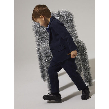 Name It Navy Blazer Check Nmmrobino Sweat Pants Unb