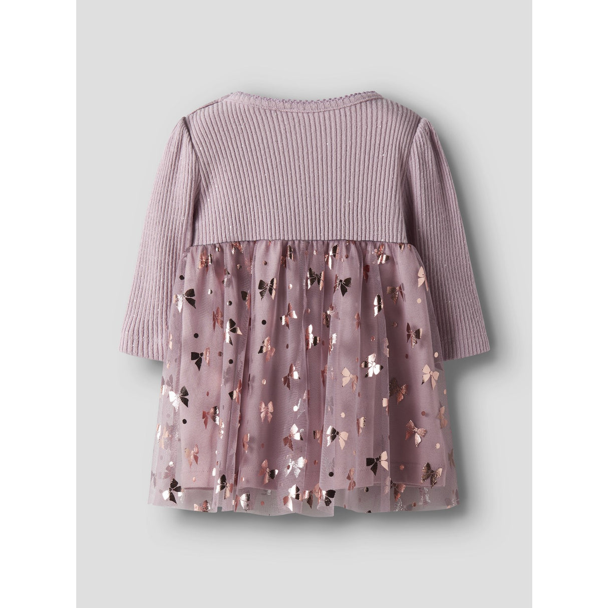 Name It Keepsake Lilac Nbfrosally Ls Dress