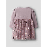 Name It Keepsake Lilac Nbfrosally Ls Dress