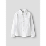 Name It Bright White Nmmronalo Ls Jersey Shirt