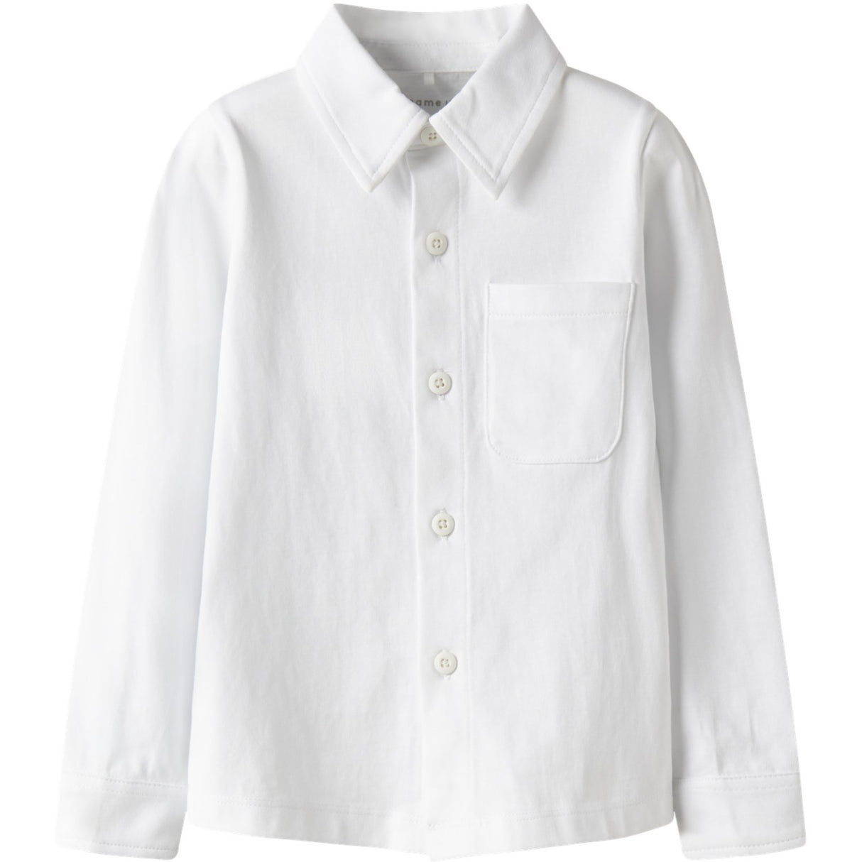 Name It Bright White Nmmronalo Ls Jersey Shirt