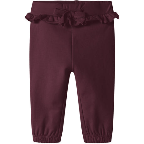 Name It Burgundy Nbfrowane Sweat Pants Bru
