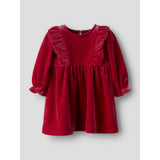 Name It Jester Red Nbfrinne Ls Vel Dress