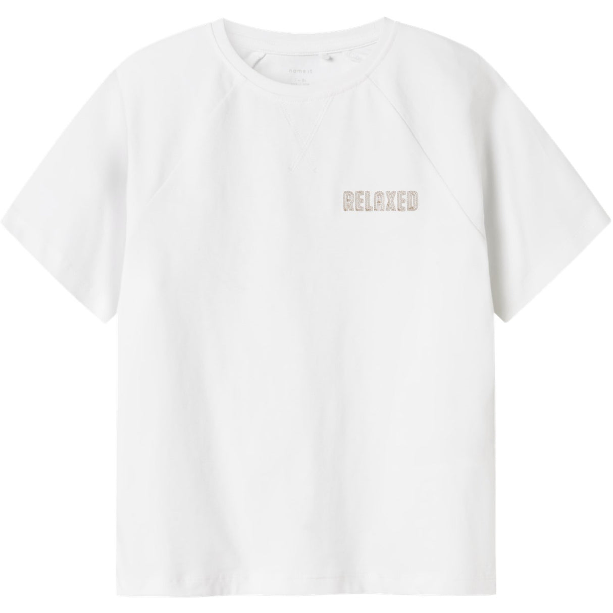 Name It Bright White Nkmrob Nreg Ss Top