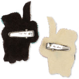 Konges Sløjd Bow Kitty 2 Pack Bow Kitty Beaded Hair Clip
