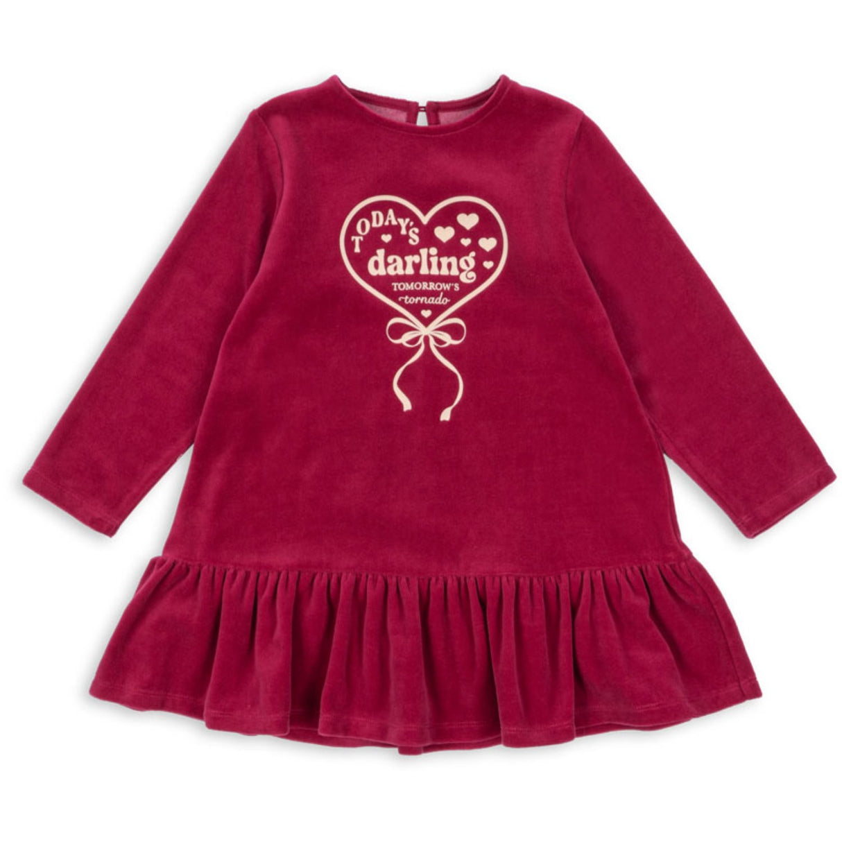 Konges Sløjd Sangria Velou Dress GOTS