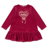 Konges Sløjd Sangria Velou Dress GOTS