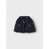 Name It Navy Blazer Christmas Bow Nmfveross Tulle Skirt