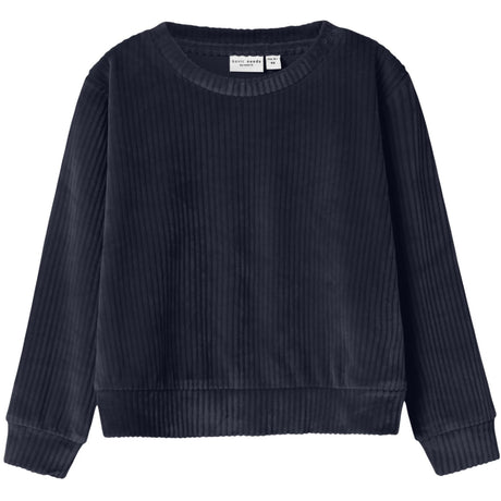 Name It Navy Blazer Nmfveloa Ls Velvet Short Top