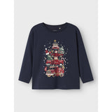 Name It Navy Blazer Nmmrejulli Nreg Ls Top Box