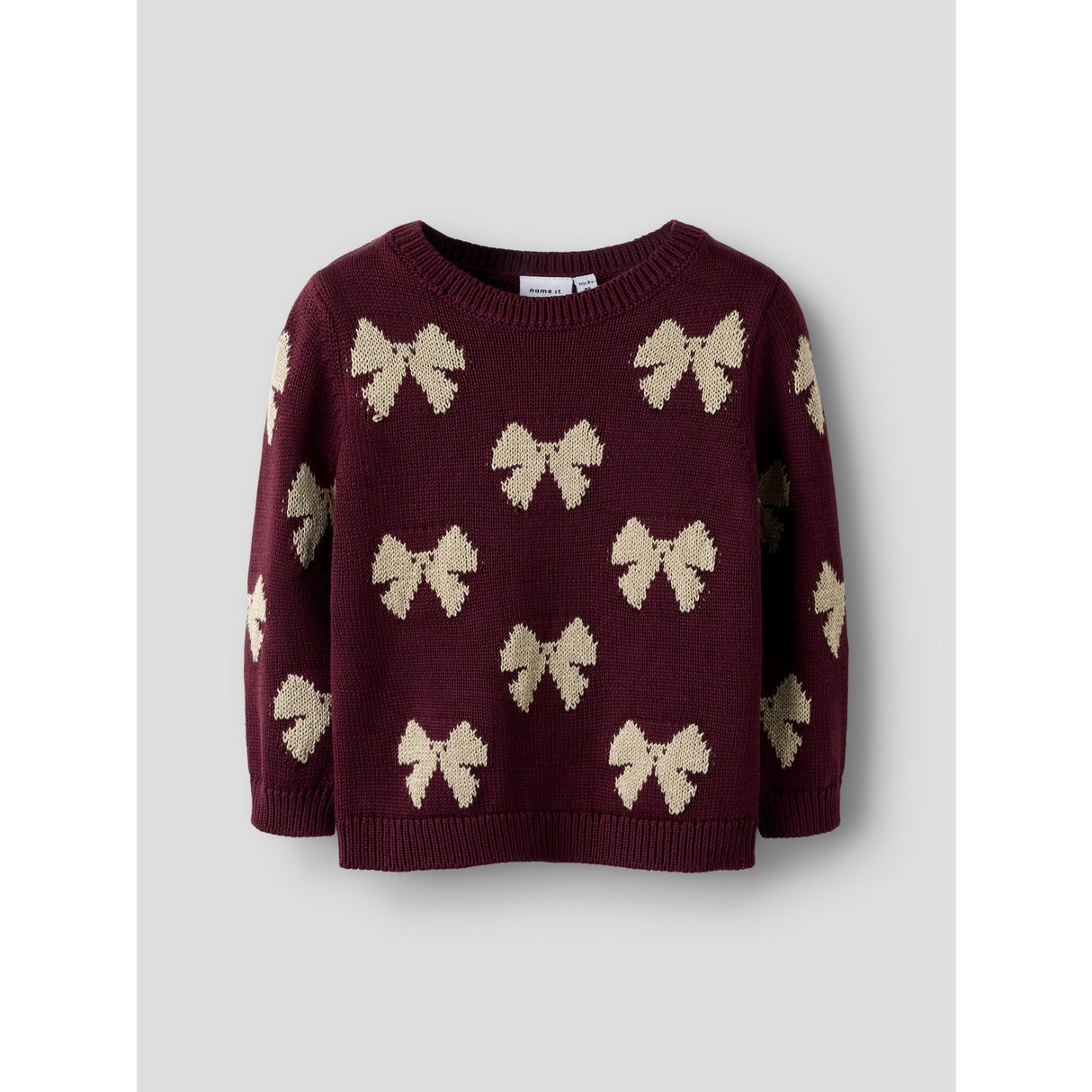 Name It Burgundy Nmfrekka Ls Knit