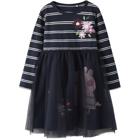 Name It Navy Blazer Nmforini Peppa Ls Tulle Dress Cplg
