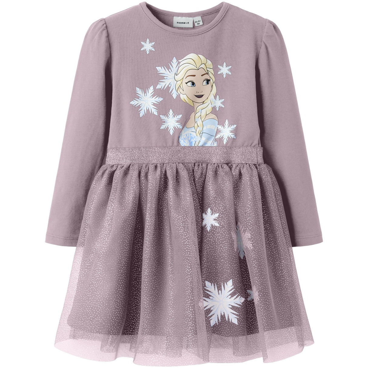 Name It Keepsake Lilac Nmfosimi Frozen Ls Tulle Dress Wdi