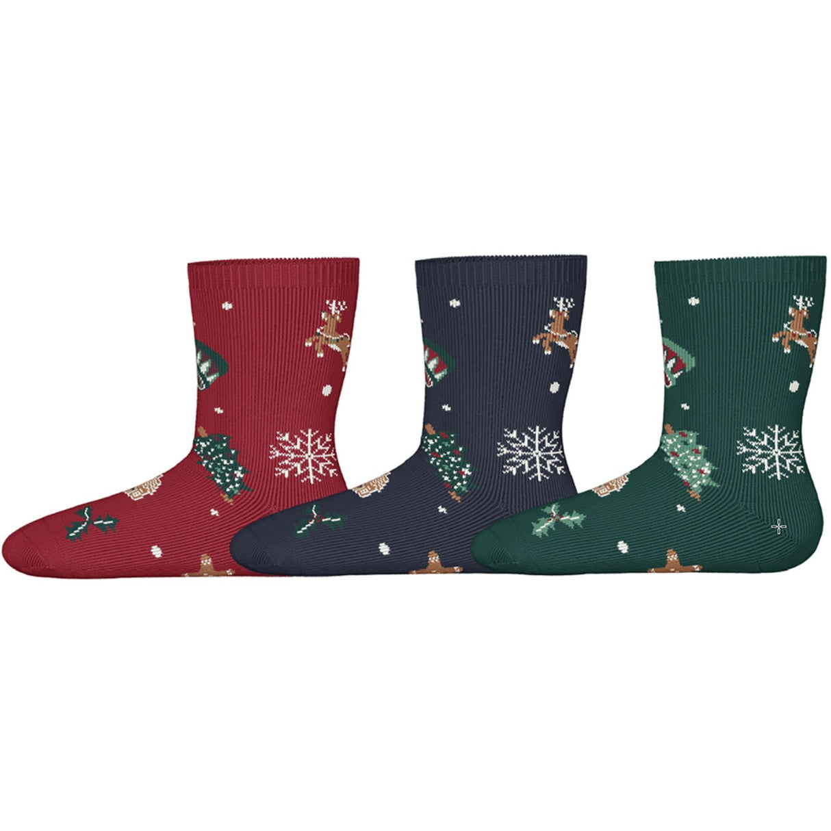 Name It Jester Red Nmnvismas 3p Socks