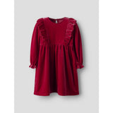 Name It Jester Red Nmfrinne Ls Vel Dress