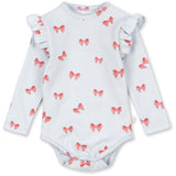 Konges Sløjd Rosia Blue Bow Sui Frill Body GOTS