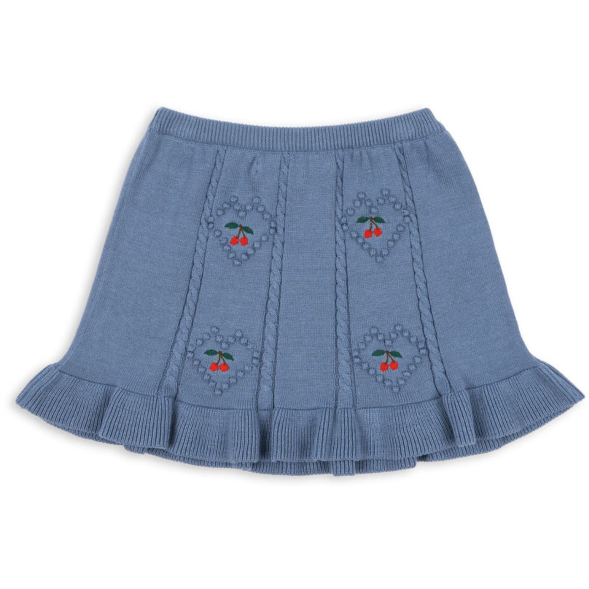 Konges Sløjd Country Blue Soleil Knit Skirt GOTS