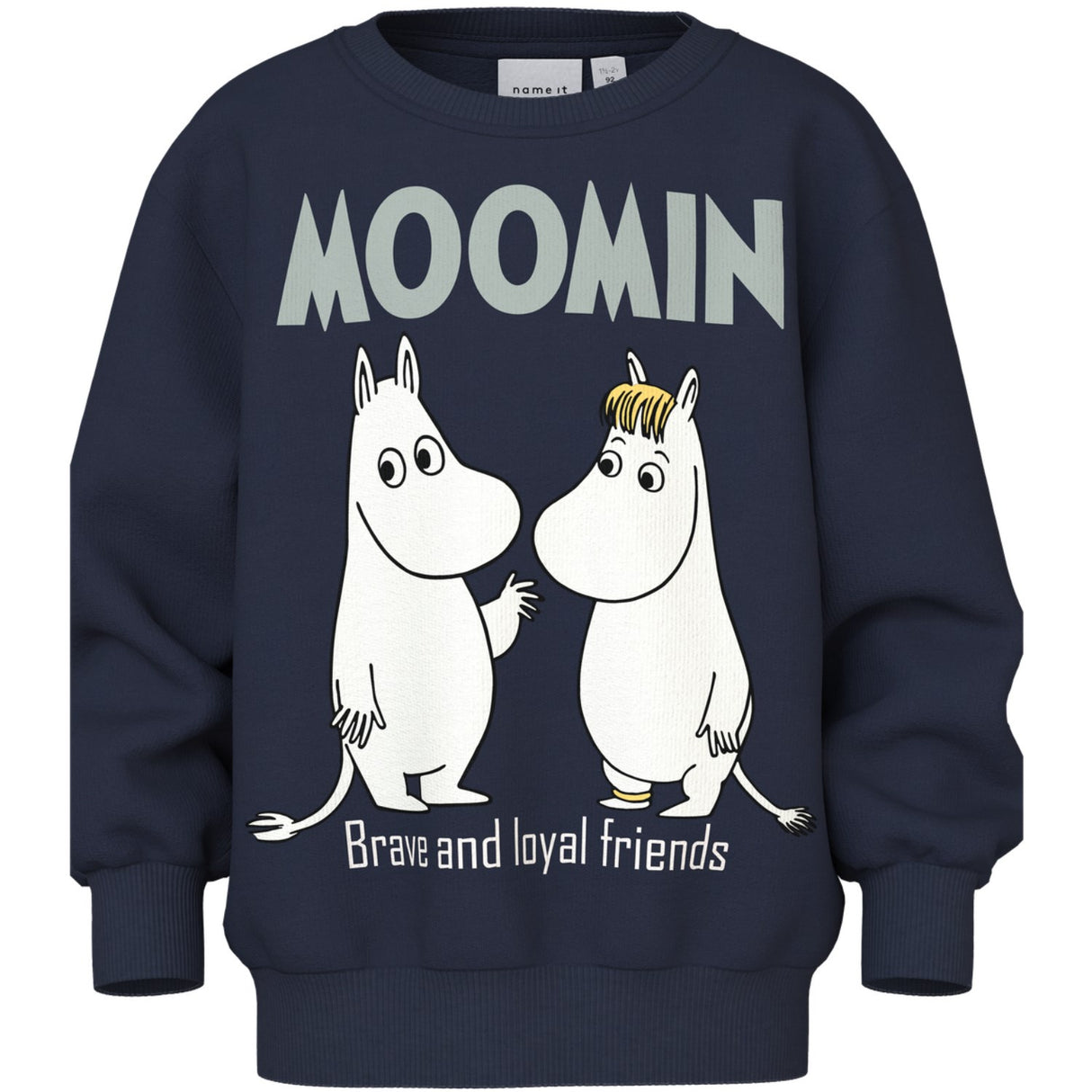 Name It Navy Blazer Nmnsloli Moomin Sweat Bru Vde