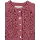 Konges Sløjd Deco Rose Cabby Frill Cardigan GOTS