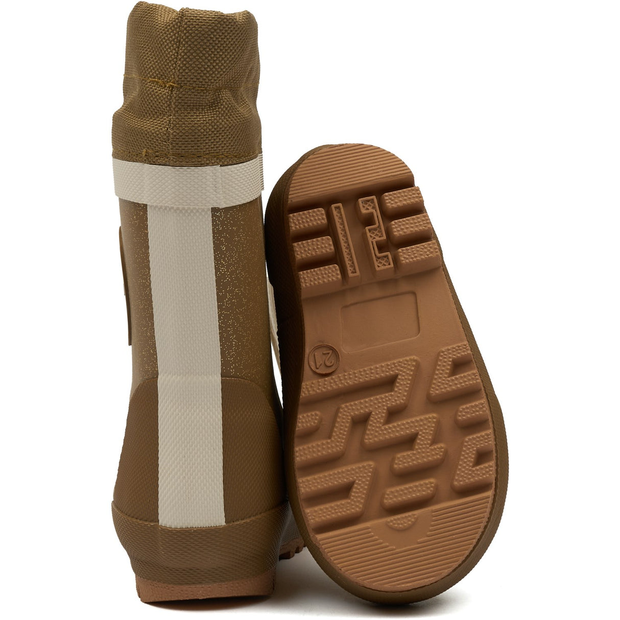 Pom Pom Gold Glitter GumBoots™ Thermo