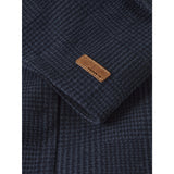 Name It Navy Blazer Check Nmmrobino Sweat Blazer Unb