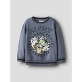 Name It Flint Stone Nmmnimbu Bluey Nreg Sweat Bru Sky