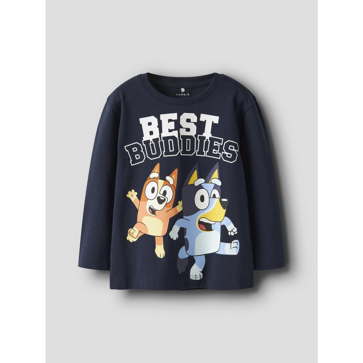 Name It Navy Blazer Nmmodin Bluey Ls Nreg Top Box Sky