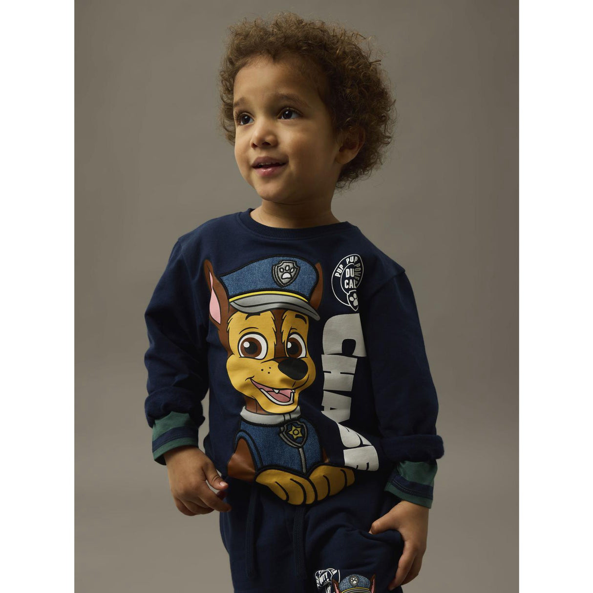 Name It Navy Blazer Nmmneel Paw Nreg Sweat Bru Cplg