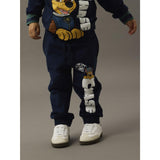 Name It Navy Blazer Nmmneel Paw Nreg Swe Pants Bru Cplg