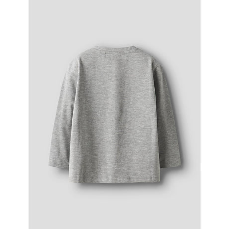 Name It Grey Melange Nmmsennet Ls Nreg Top