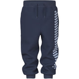 Name It Navy Blazer Check Flag Nmmvoltinus Nreg Swe Pants Bru