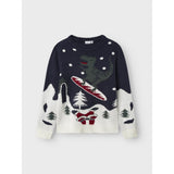 Name It Navy Blazer Nknrebo Ls Knit Box