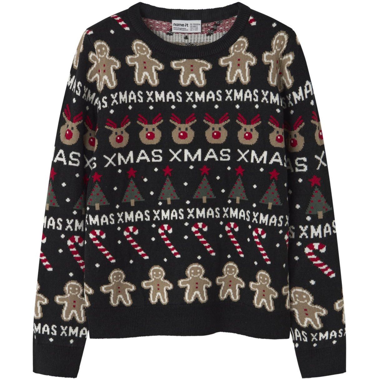 Name It Black Nknrasko Ls Knit Box