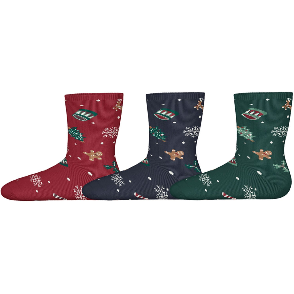 Name It Jester Red Nknvismas 3P Socks
