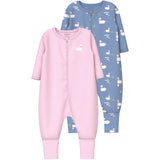 Name It Endless Sky Nbfnightsuit 2P Zip Ff Swan Noos