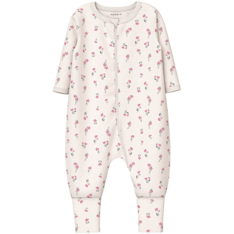 Name It Jet Stream Nbfnightsuit 2P Zip Ff Flower Noos