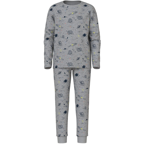 Name It Grey Melange Nkmnightset Grey Space Noos