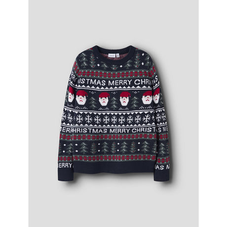 Name It Dark Sapphire Nknrastokka Ls Knit