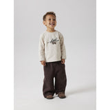 Name It Seal Brown Nmnraso Barrel Sweat Pants Bru