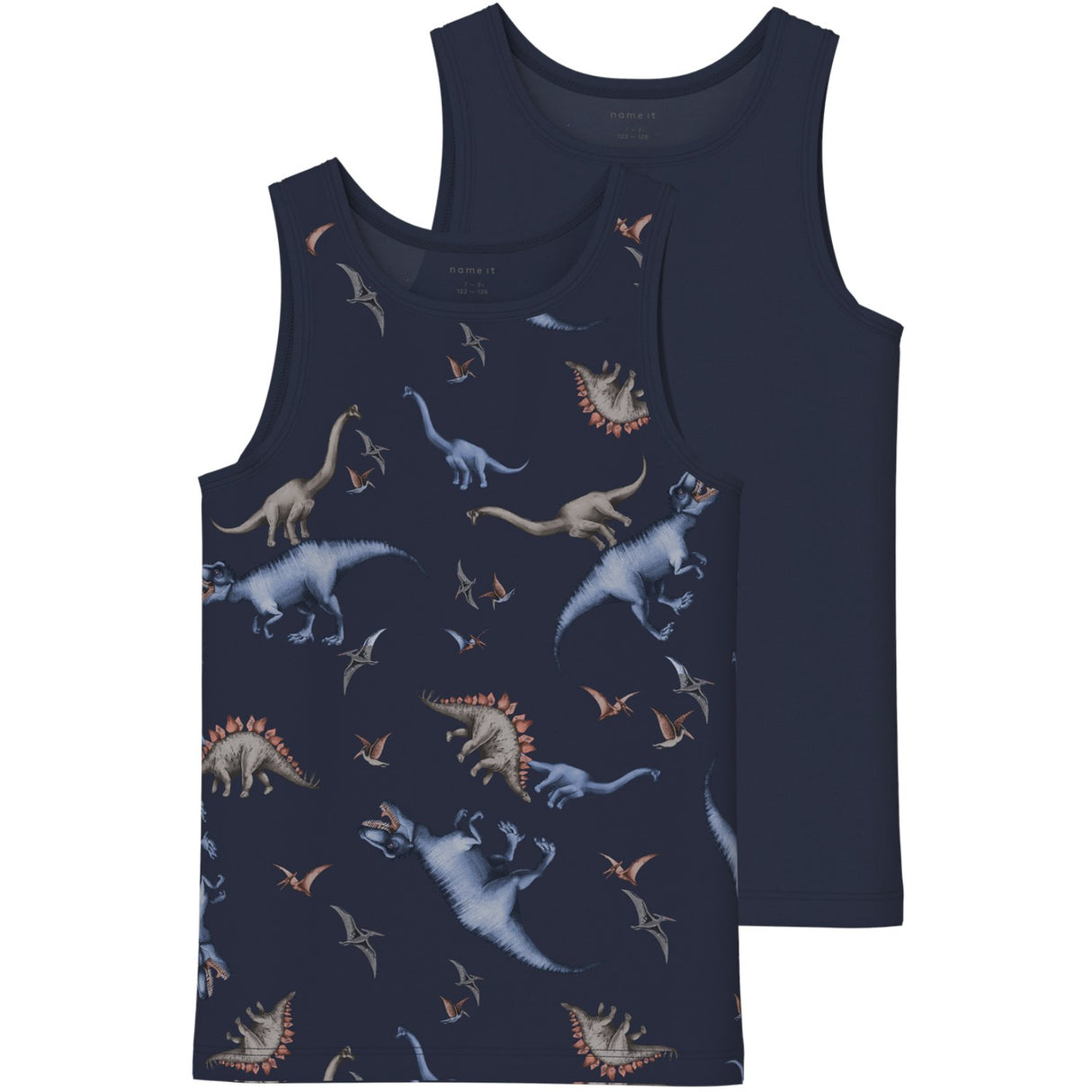 Name It Navy Blazer Nmmtank Top 2P Navy Dino Noos