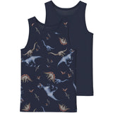 Name It Navy Blazer Nmmtank Top 2P Navy Dino Noos