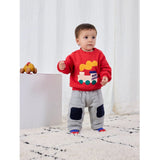 Bobo Choses Red Bobo Choo Choo Sweatshirt