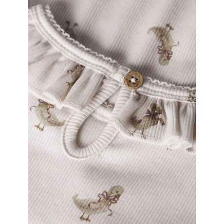 Lil'Atelier Almost Mauve Goose Nmflavo Loa Ls Slim Top Lil