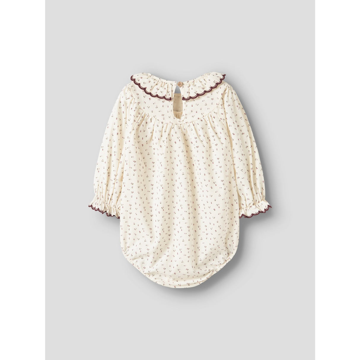 Lil'Atelier Turtledove Red Dahlia Nbfrasia Ls Loose Body Shirt Lil