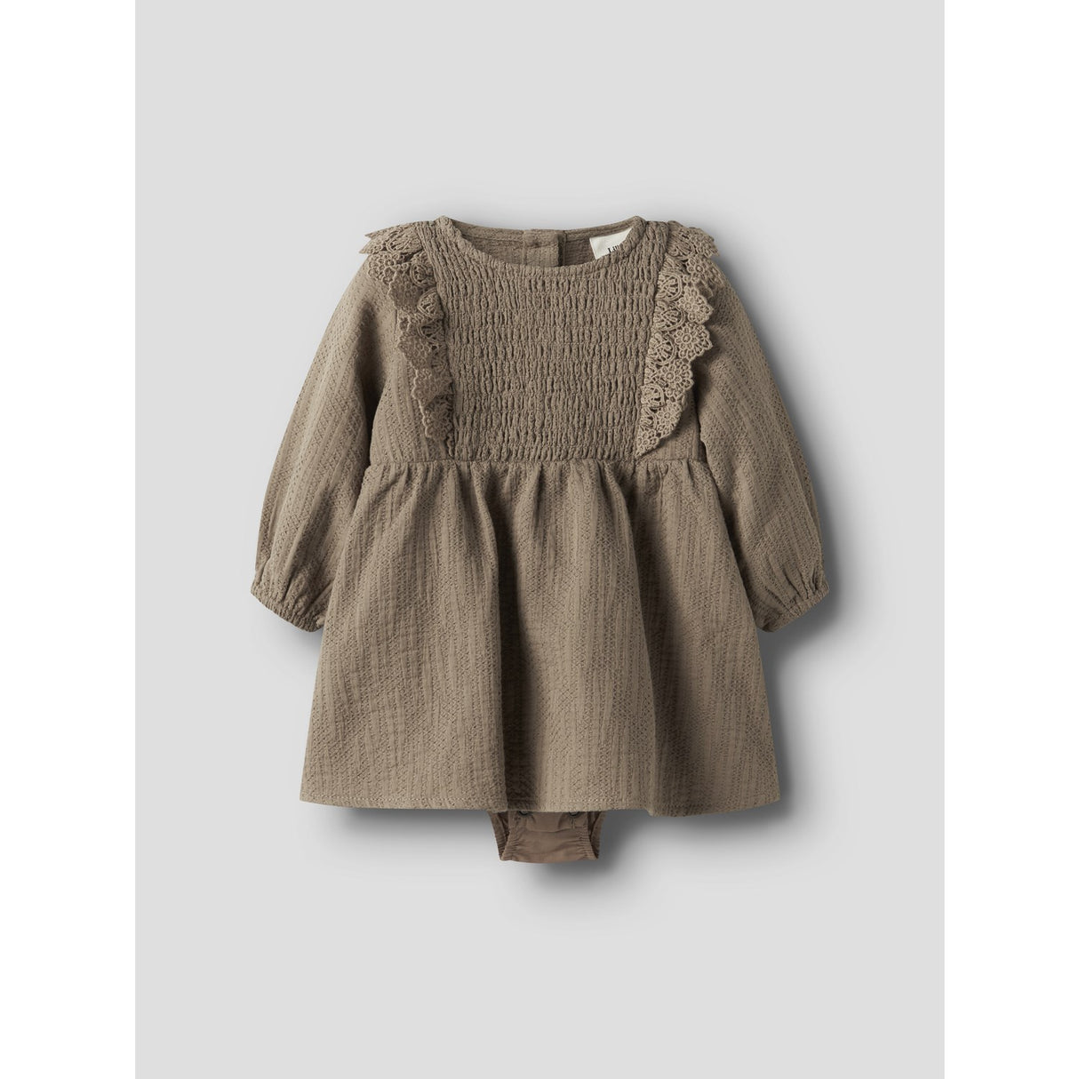 Lil'Atelier Sepia Tint Nbfrosita Liu Ls Body Dress Lil