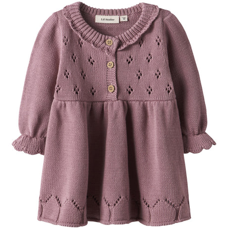 Lil'Atelier Nostalgia Rose Nbframla Lia Ls Knit Dress Lil