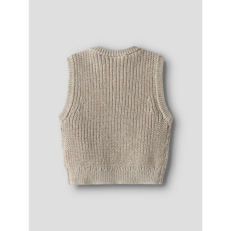 Lil'Atelier Oxford Tan Melange Nbmrokko Knit Vest Lil